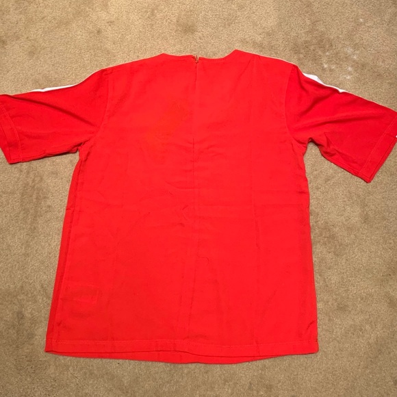 Super cute red adidas shirt. - Picture 3 of 5